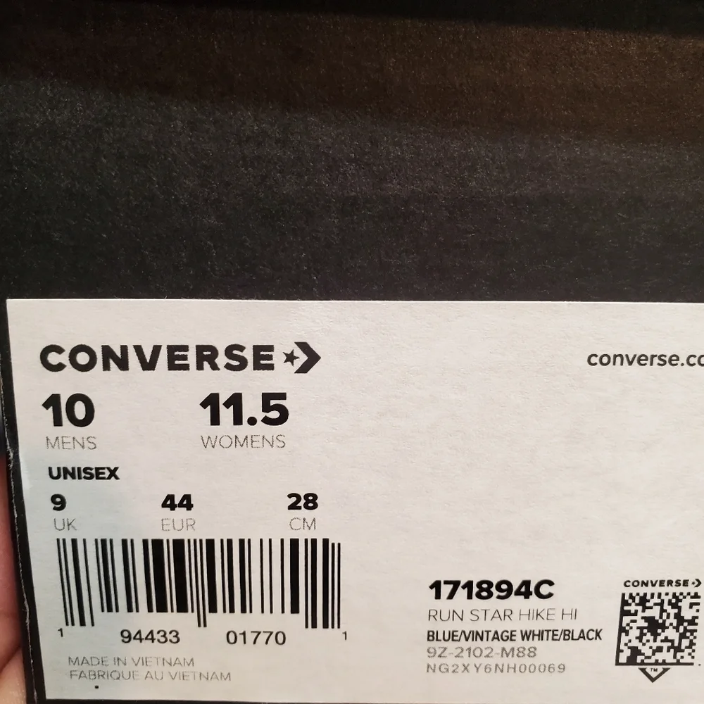 New Converse Run Star Hi Platform